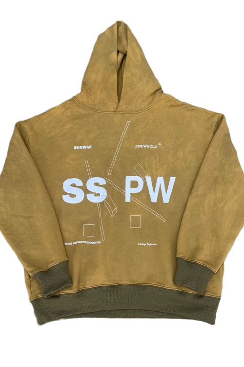 Washed dijon assemblage hoodies